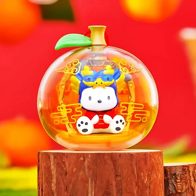 Подлинная подвеска Sanrio Lucky Orange Guardian Series, украшение для нового года, оранжевый кулон, подарок