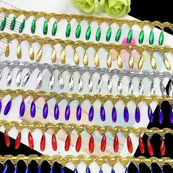 2 Yards of Hand-made Hanging Piece Lace 4.5cm Wide Diy Performance Dance Opera Costume Fringe Accessories Clothing Accessories