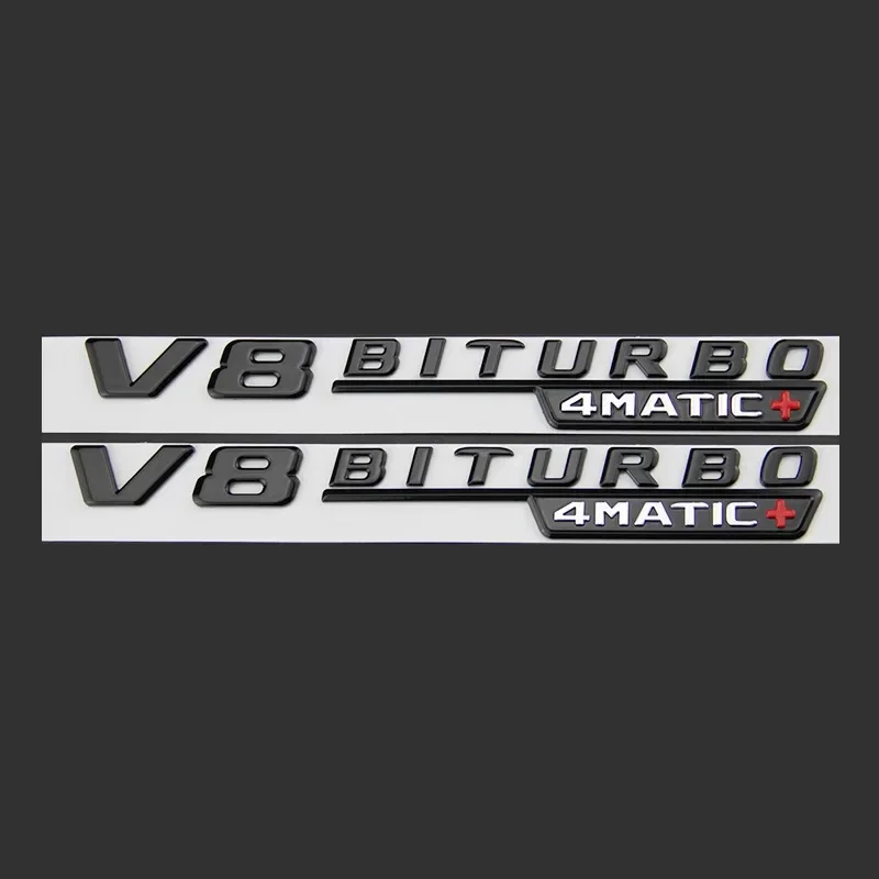 ABS Black 3D Car Letters Stickers For Mercedes S63 S65 AMG S320 S350 S400 S450 S500 W222 W221 V12 V8 Biturbo Emblem Accessories