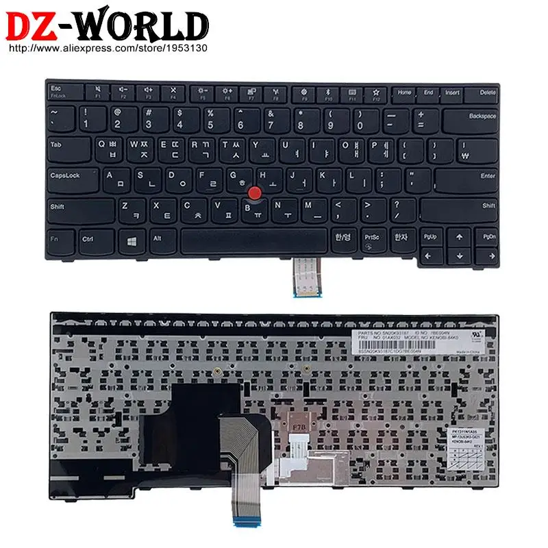 US English RU Russian ARA Arabic GR Greek KR Korean TH Thai HB Hebrew IL Israel Keyboard for Lenovo Thinkpad E470 C E475 Laptop