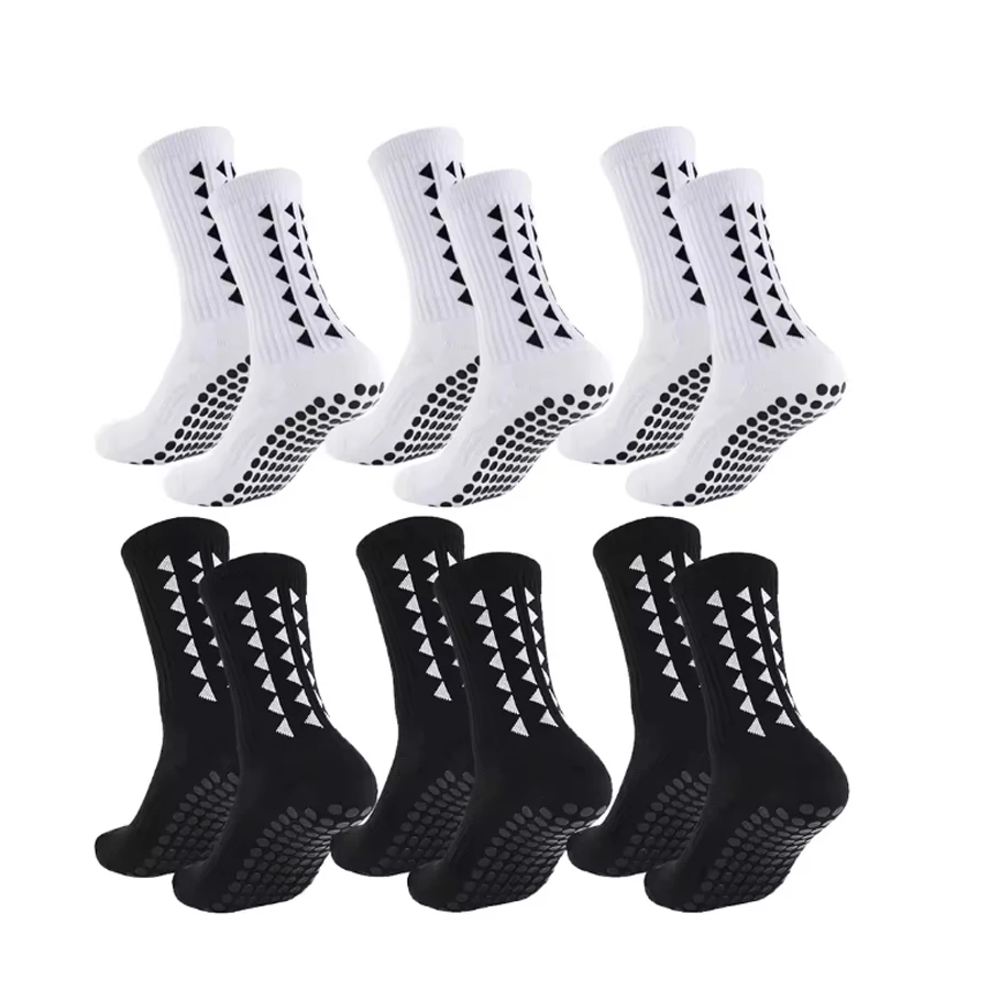 

6Pairs men women football grip socks towel bottom sport socks rugby soccer cycling running Exercise athletic socks