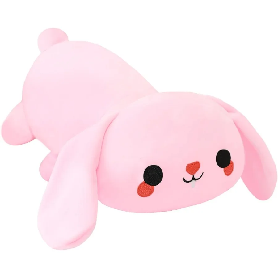 

Weighted Bunny Plush Stuffed Animal Soft Pink 13.8 Inch 1.6 Lbs Cute Pillow Toy for Adults Stress Relief Gift