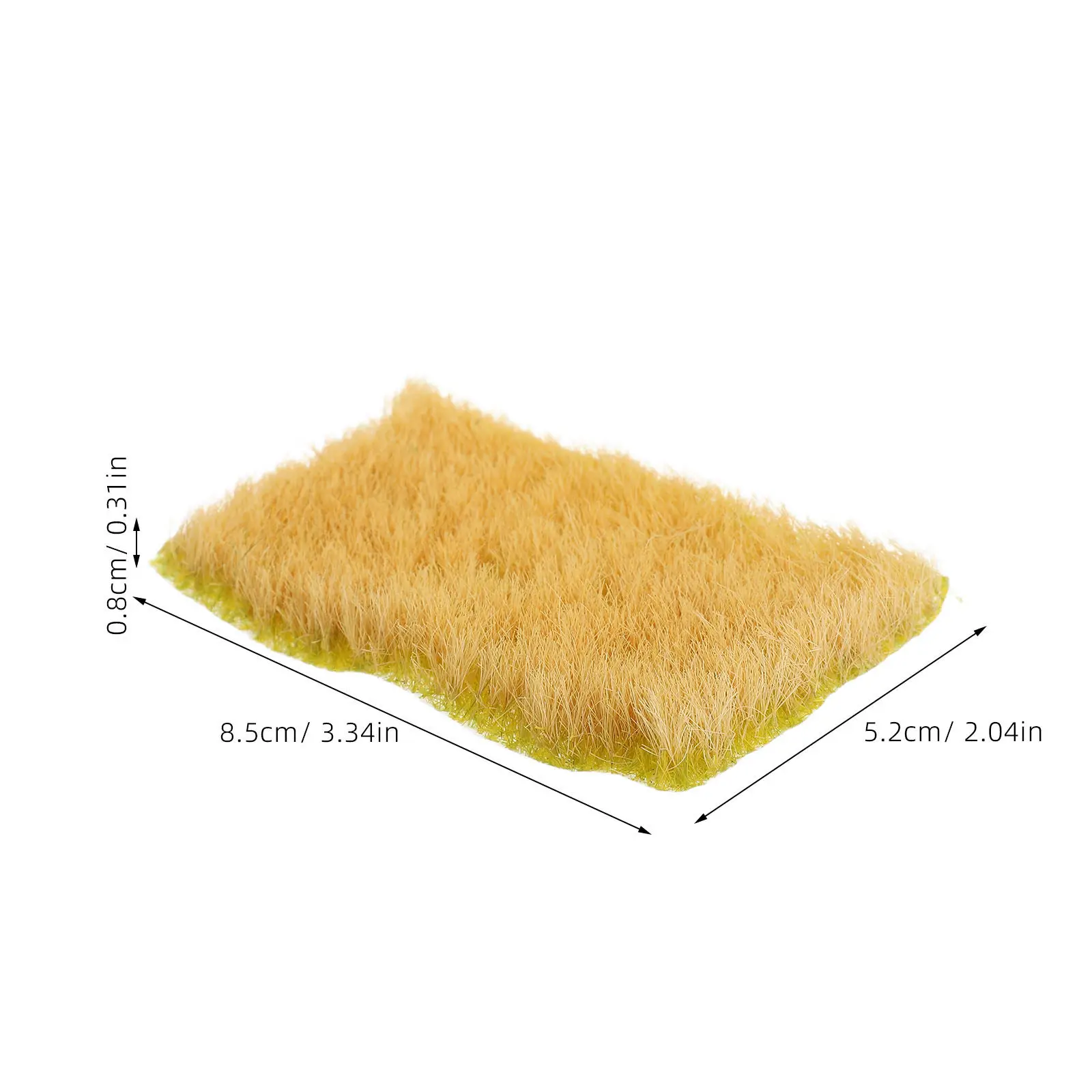 Simulation Grass Turf Lifelike Texture for Miniature Scenery DIY Garden Railway Landscape Artificial Plant Craft Decoration