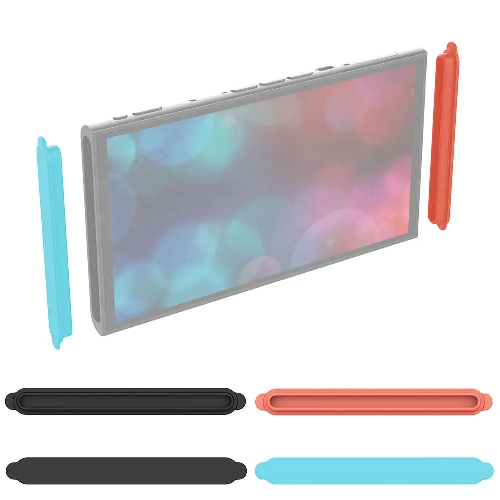 

Dust Protector Decoration Strips Replacement Port Side Plate Dust Proof Pack Silicone Dust Plug for Switch 2 Game Accessory