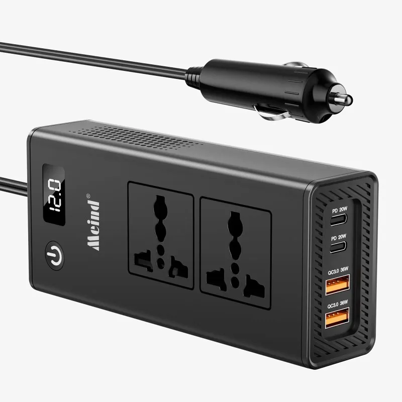 Convertitore di potenza per auto da 200 W del fornitore cinese da CC 12 V a CA 220 V con certificazione CE/RoHS