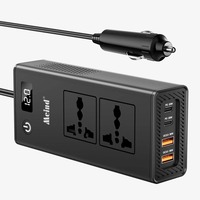 China Supplier 200W Car Power Inverter DC 12V to AC 220V with CE/RoHS Certification