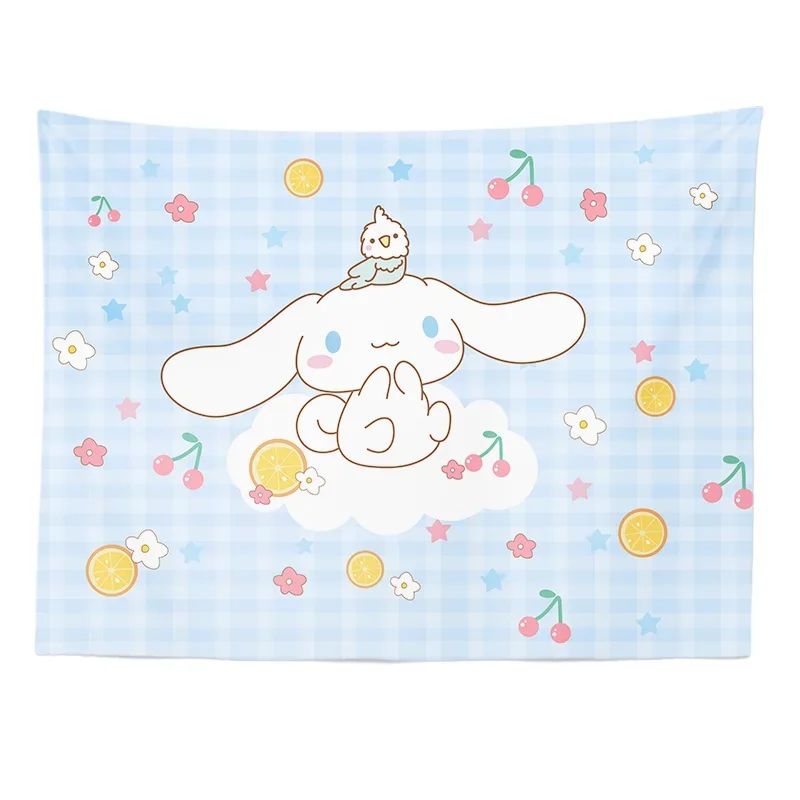 

Cute Cinnamoroll cartoonliving room decorations hanging cloth hanging cloth children's bedrooms backgrounds tapestries