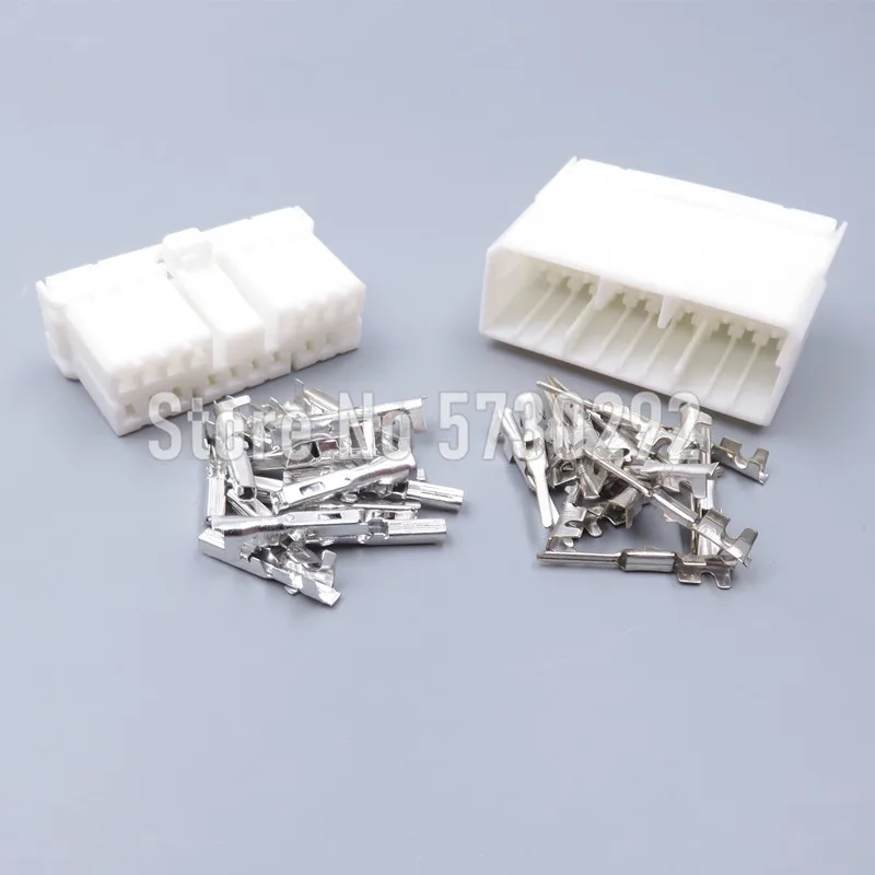 18P 174935-1 173853-1 Auto Electrical Connector Wiring Harness Plug Socket For Car Engine Start Stop Modification