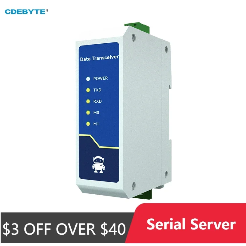 Ac 85-265V Rs485 Naar Ethernet Seriële Server Modbus Gateway Tcp/Udp/Mqtt/http Cdebyte NE2-D11A Rs485 Naar Rj45 Tweerichtingsaansluiting
