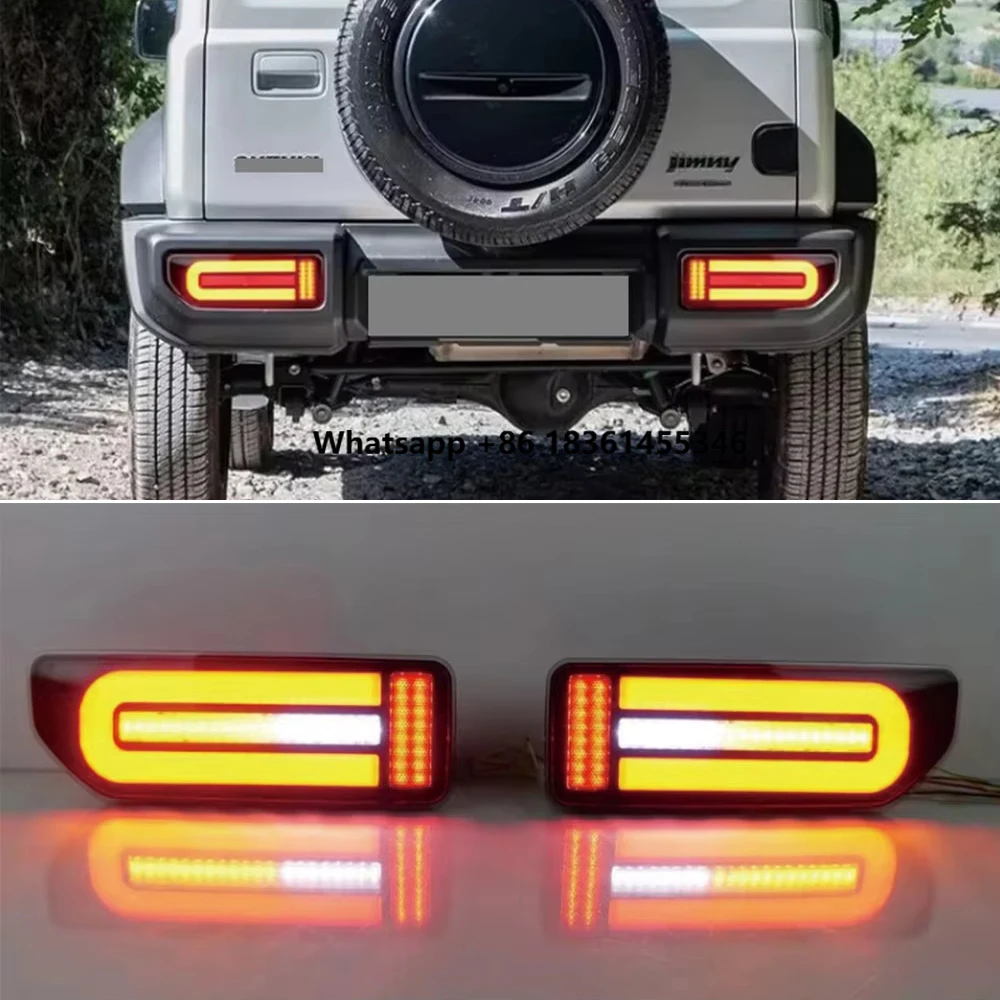 

JB64 JB74 2019-2024 1 Pair Car LED Tail Light Taillight LED Rear Running Light Brake Dynamic Turn Signal For Jimny