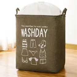 Large Laundry Basket Collapsible Clothes Hamper Bathroom Dirty Laundry Basket Clothes Hamper Bag Home Kids Toy Quilt Storage Bag