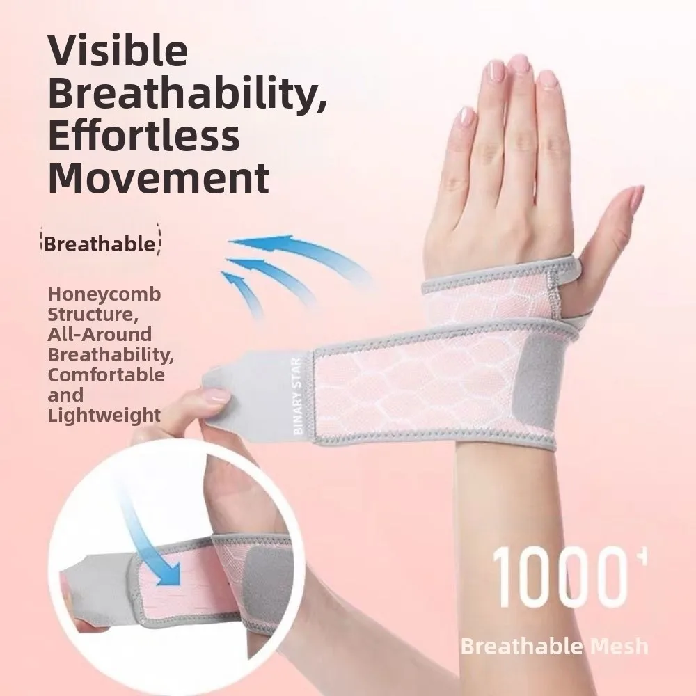 Multicolor Wrist Brace Comfortable Breathable Fixation Compression Wrist Support Lightweight Knitted Thin Cross Wrist Guards