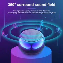 New M3 Wireless Bluetooth Speaker TWS Mini Portable Speaker Card Household Outdoor Loud Subwoofer Outdoor