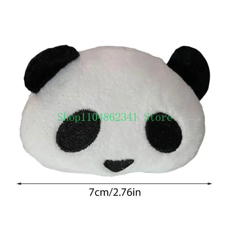 5ASD pluche panda haarclip kinderen Halloween haarspeld versatiles gelegenheid haarclip voor meisjes vrouwen