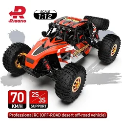 Rlaarlo AM-D12 RC Car 1/12 4WD Brushless Off-Road Remote Control Desert Truck 2.4G RTR Electric Model Toys Adult Children Gift