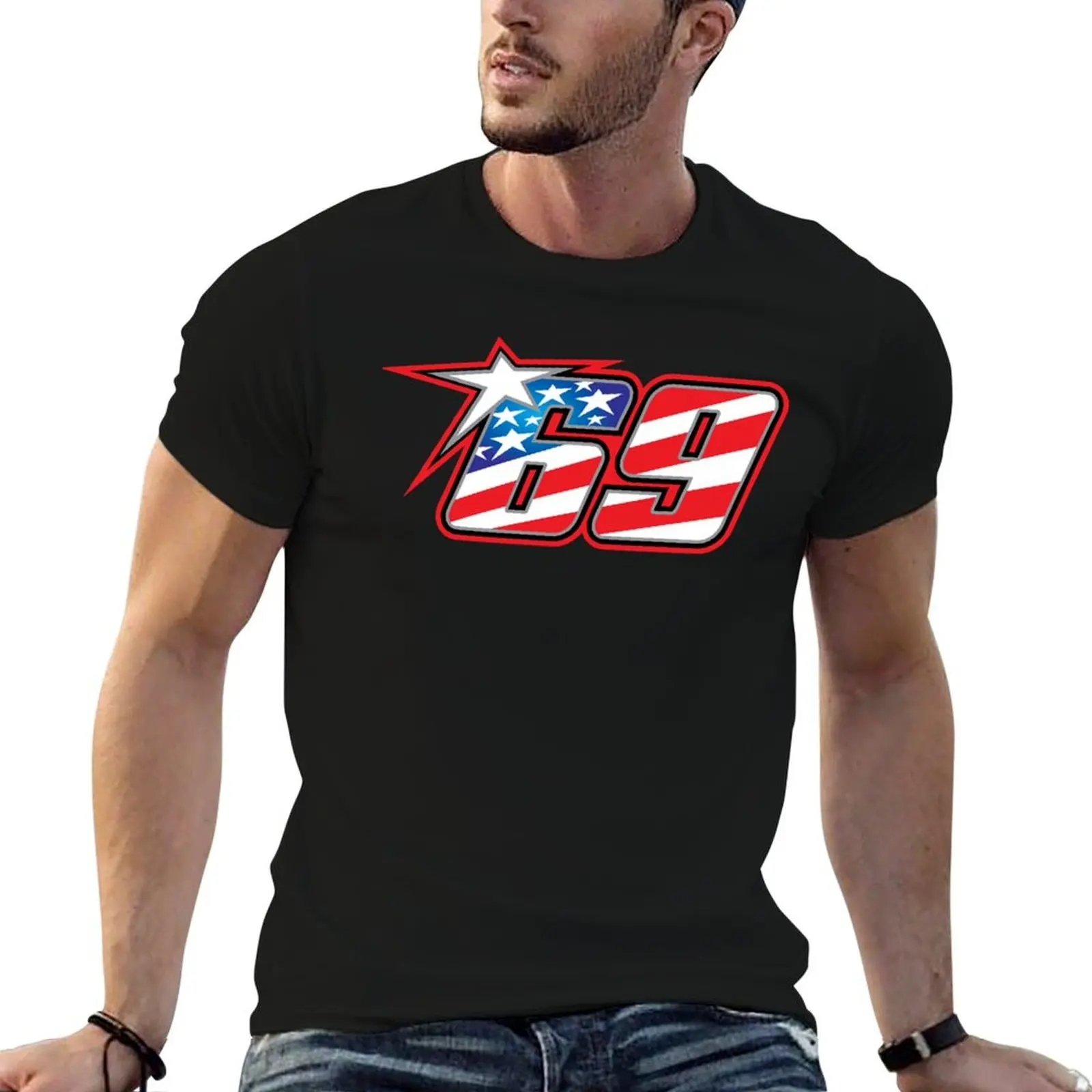 

Nicky Hayden Number 69 T-Shirt t shirt personalised man t shirt summer man t shirts high quality luxury brand T-Shirt