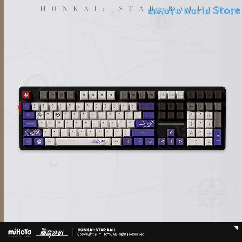 [Official] Acheron Keyboard MiHoYo Original Honkai Star Rail Acheron Theme Impression Series Mechanical Keyboard Doujin Cosplay