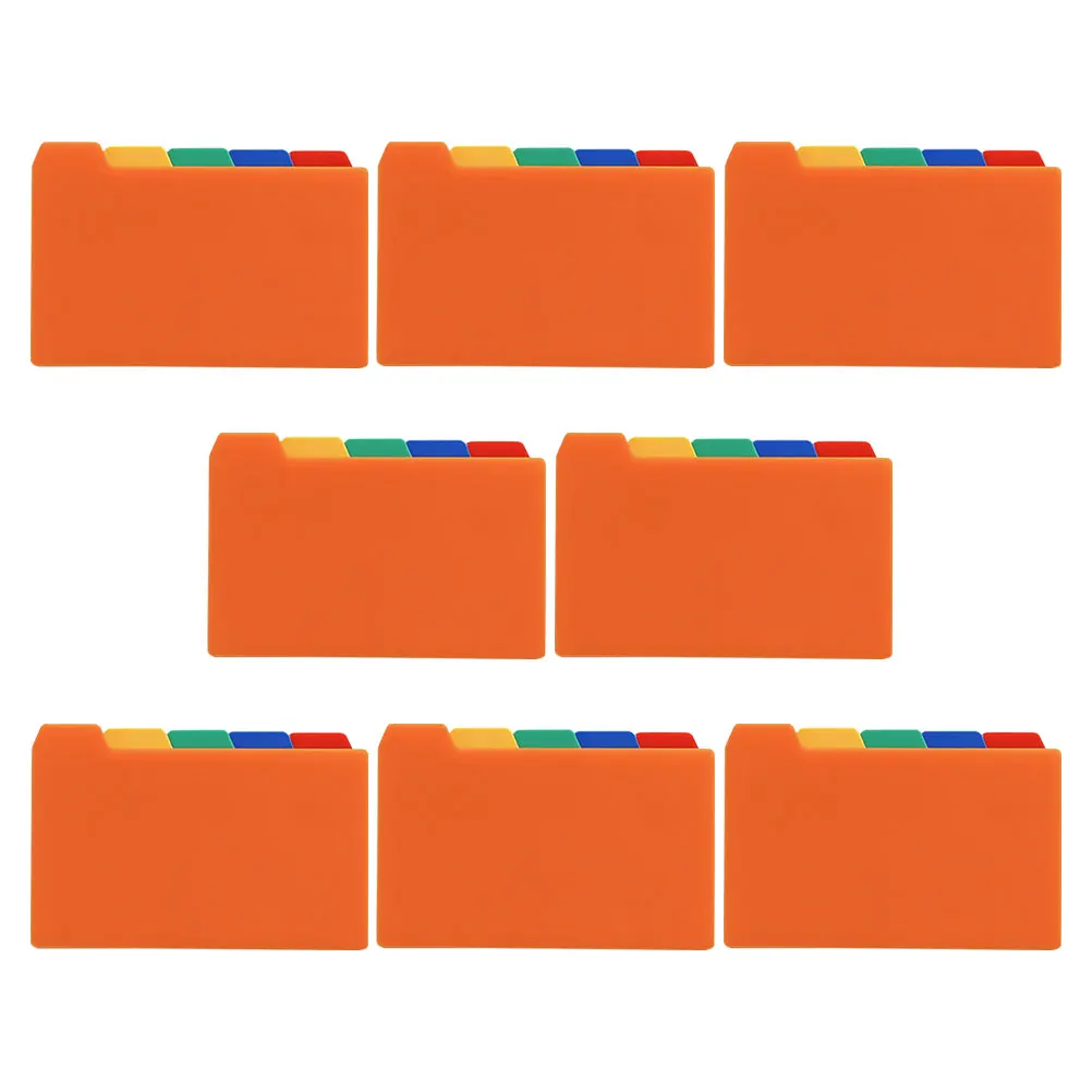 

50 Sheets Waterproof PP Index Card Tabs Dividers Notebook Planner Material Indexing Flagging Referencing Books Files