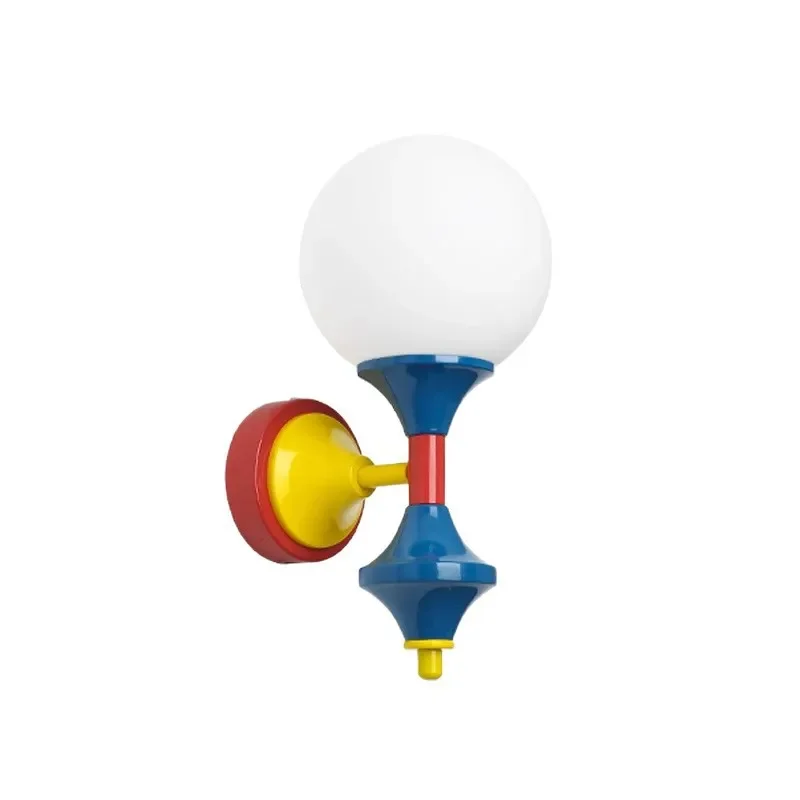 

Французский антикварный настенный светильник цвета Мемфис, американский простой настенный светильник для гостиной, кабинета, спальни