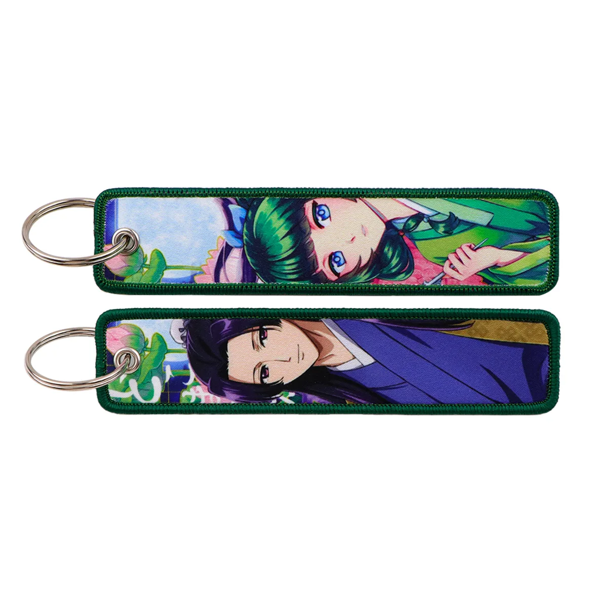 Anime The Apothecary Diaries Embroidery KeyChains Tag Motorcycles Cars Backpack Chaveiro Keychain Keyring Accessories Toy Gift