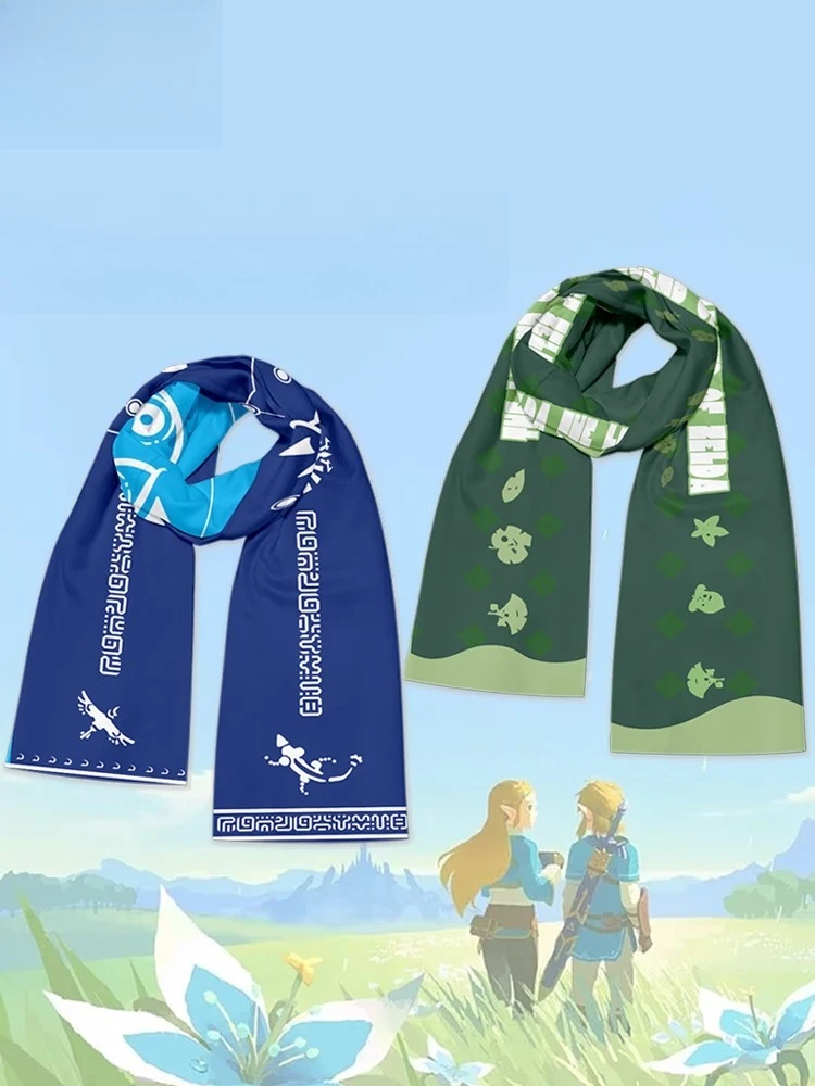 

Шарф для косплея «Легенда о Зельде», периферийные устройства в стиле аниме, шарф для творчества, модный осенне-зимний шарф, Рождественский подарок