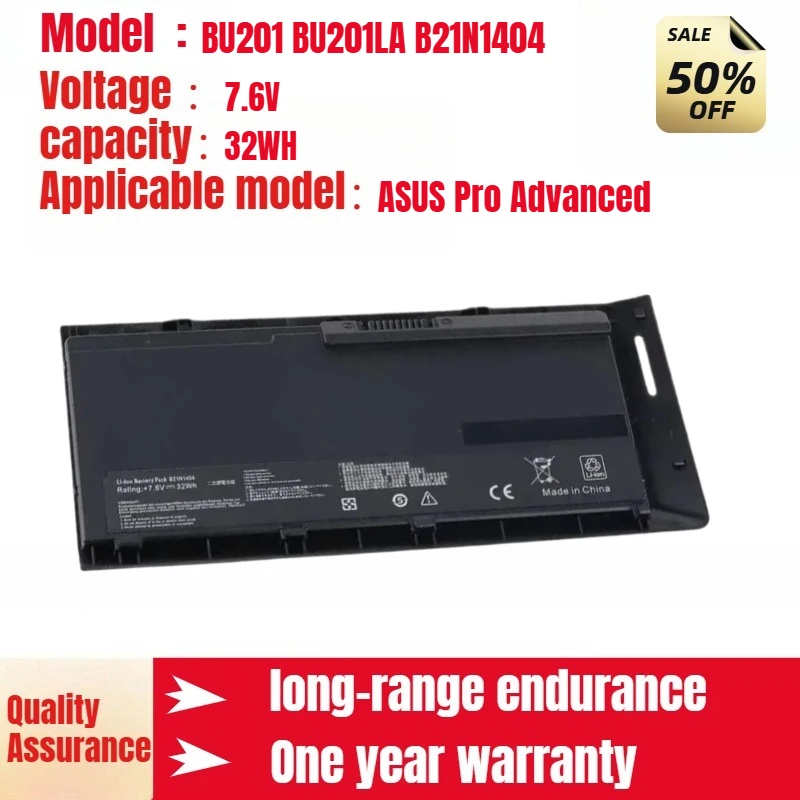 

Для ASUS Pro Advanced BU201 BU201LA B21N1404 аккумулятор для ноутбука 7,6 В 32 Втч