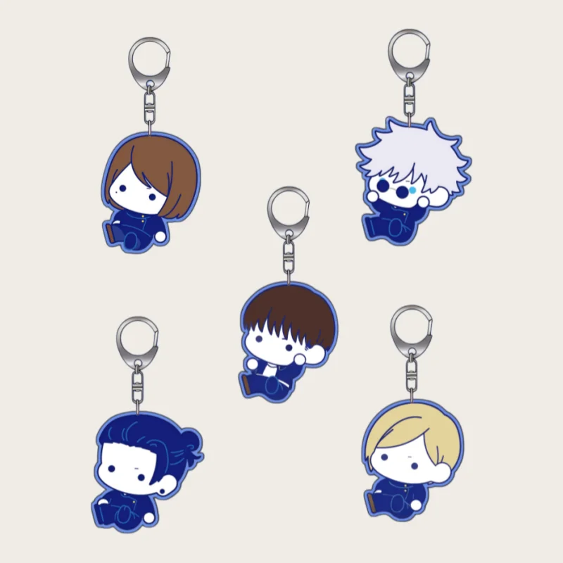 

Брелок-подвеска для сумки по мотивам Jujutsu Kaisen: Иэри Шоко, Годжо Сатору. Милый аниме-аксессуар для рюкзака, подарок.