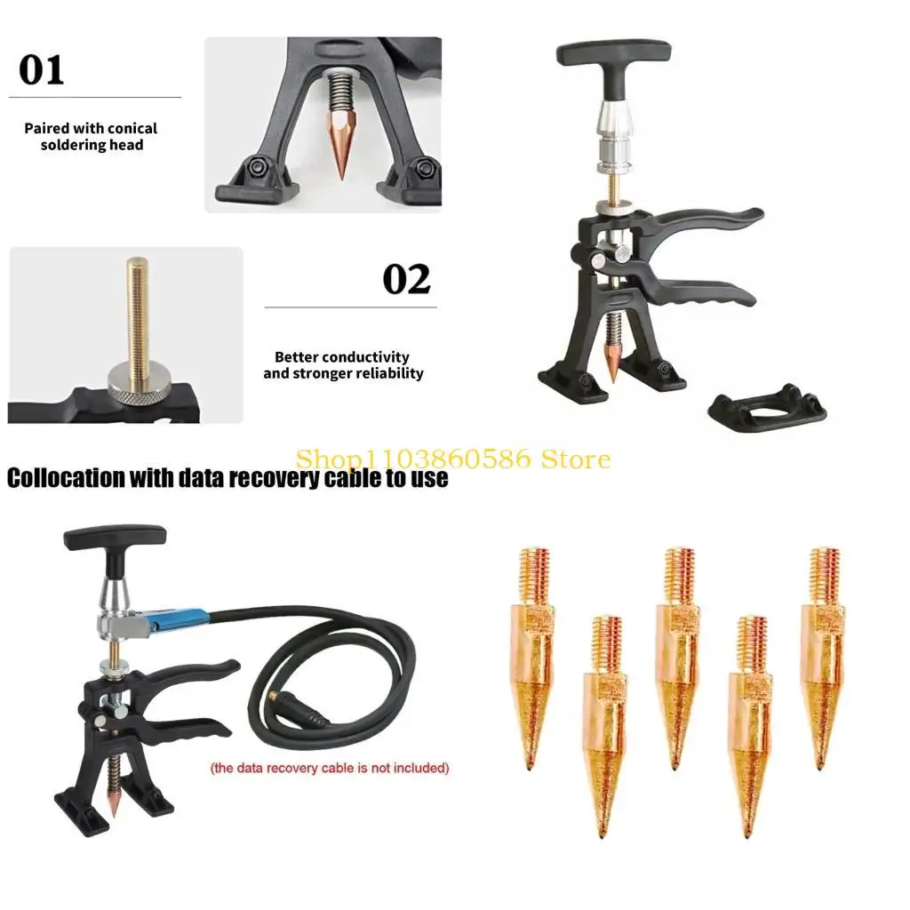 

242A Professional Vehicle High Strength Metal and Plastic Auto Dent Puller Remover With Multiple Attachments for Fast Repairs