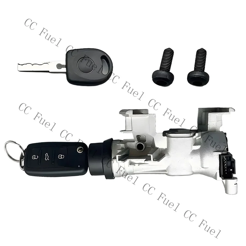C+ 1x FOR VW JETTA WITH REMOTE CONTROL KEY SHELL IGNITION SWITCH LOCK ASSEMBLY 06-18