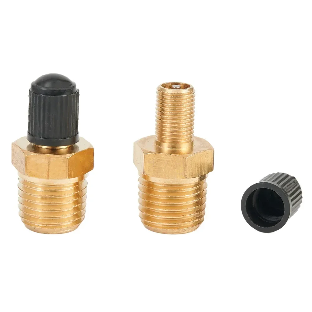 Vanne de remplissage pneumatique précieuse, compresseur d'air, pièce de kit domestique, fournitures en laiton massif, équipement d'outils, 1/4 ", NPT, MPT, 4 pièces
