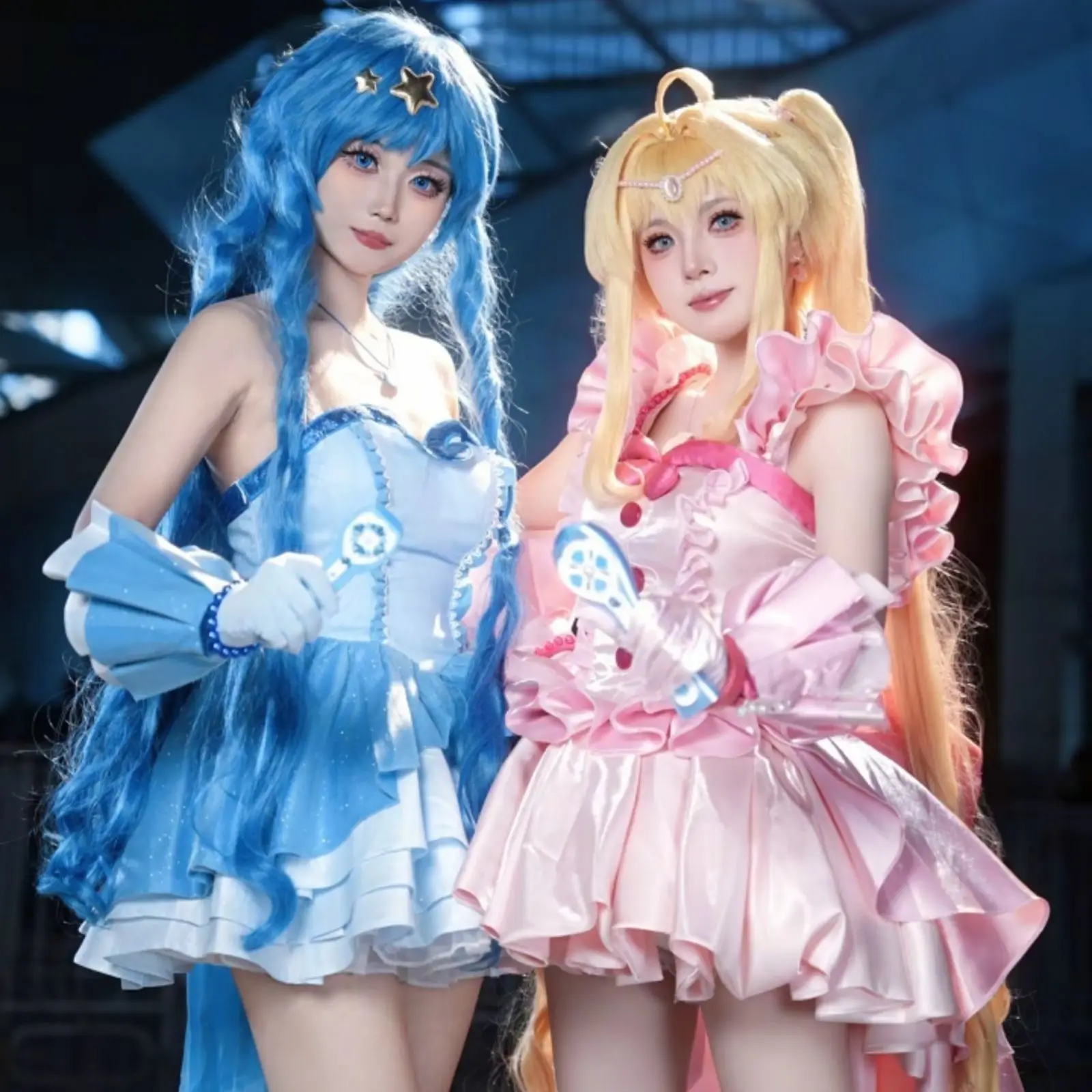 

Nanami Luchia/Hanon Hosho Cosplay Anime Mermaid Melody Costume Pink blue Princess Lolita Dress 2026 new Anime Outfits