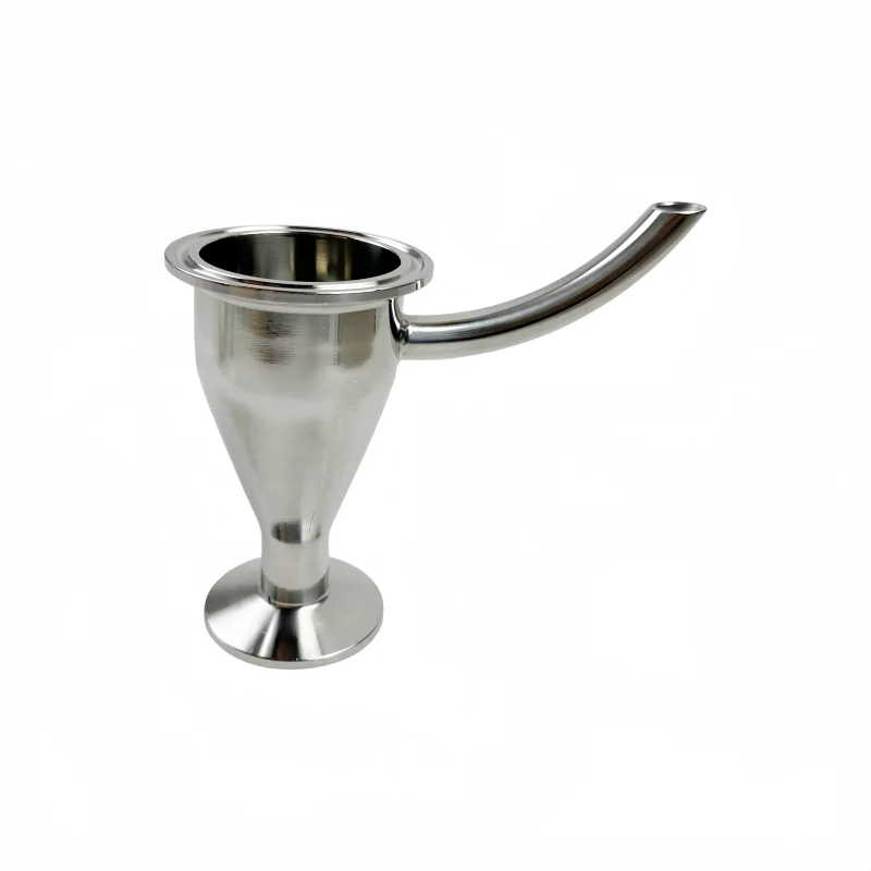 Tri-clamp Reducer With Air Outlet For Parrot 2'(51mm)OD64 X 3/4'(19mm)OD50.5 . Homebrewing Or Essential Oil Distillation Fitting