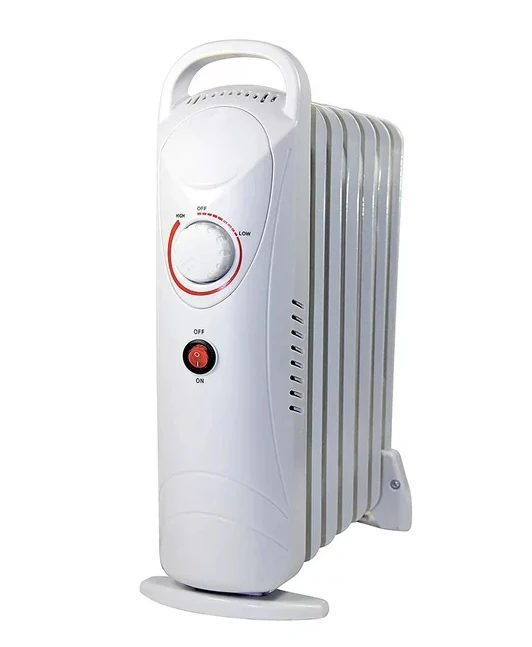 Mini radiador enchido óleo portátil, Optimus H-6003, calefator do espaço com termostato, 700W