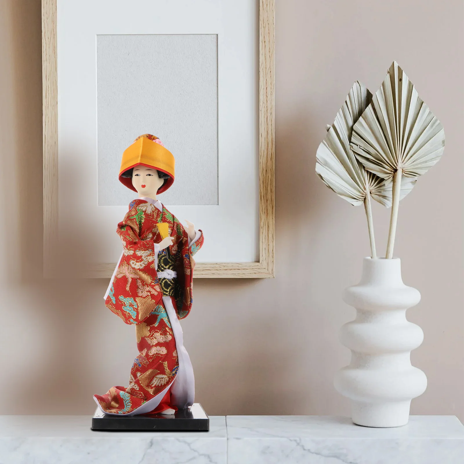 

Figurine Japan Kimono Girl Toys Handmade Geisha Decorate Samurai Desktop Bride