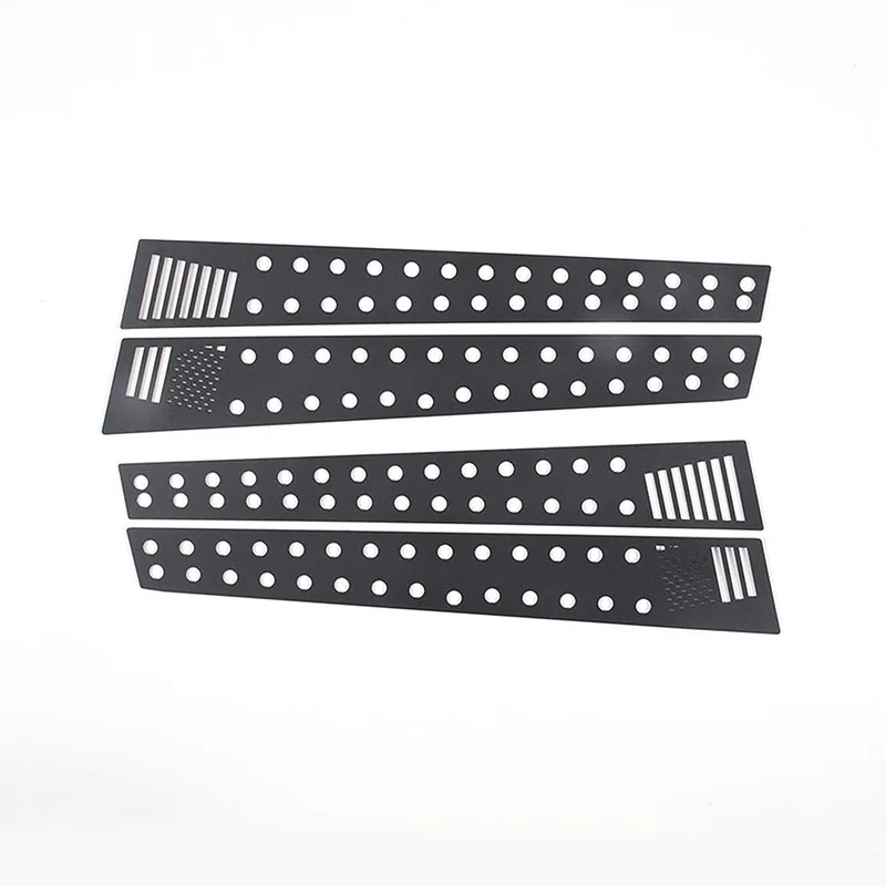 

For Subaru Forester Aluminum alloy Black Car Windows B-pillar Center column cover Trim Sticker Car Accessories 2013-2018