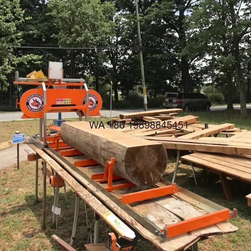 Wmwmnu for 18 Inch Hydraulic Small Wood Sawmill Portable Band Saw