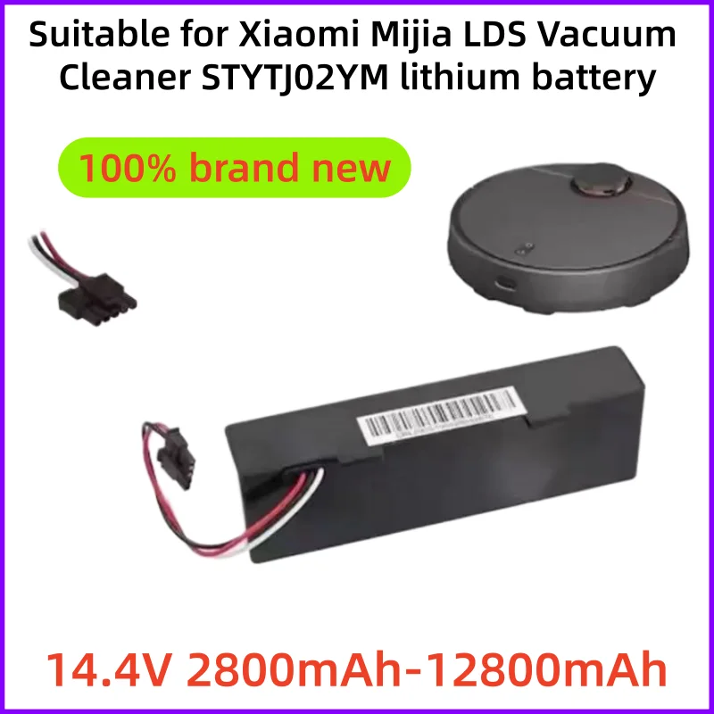New 14.4V 2800mAh -12800mAh lithium battery for Xiaomi Mijia Mi Robot Vacuum Nop P SKV4109GT STYTJ02YW sweeping machine battery
