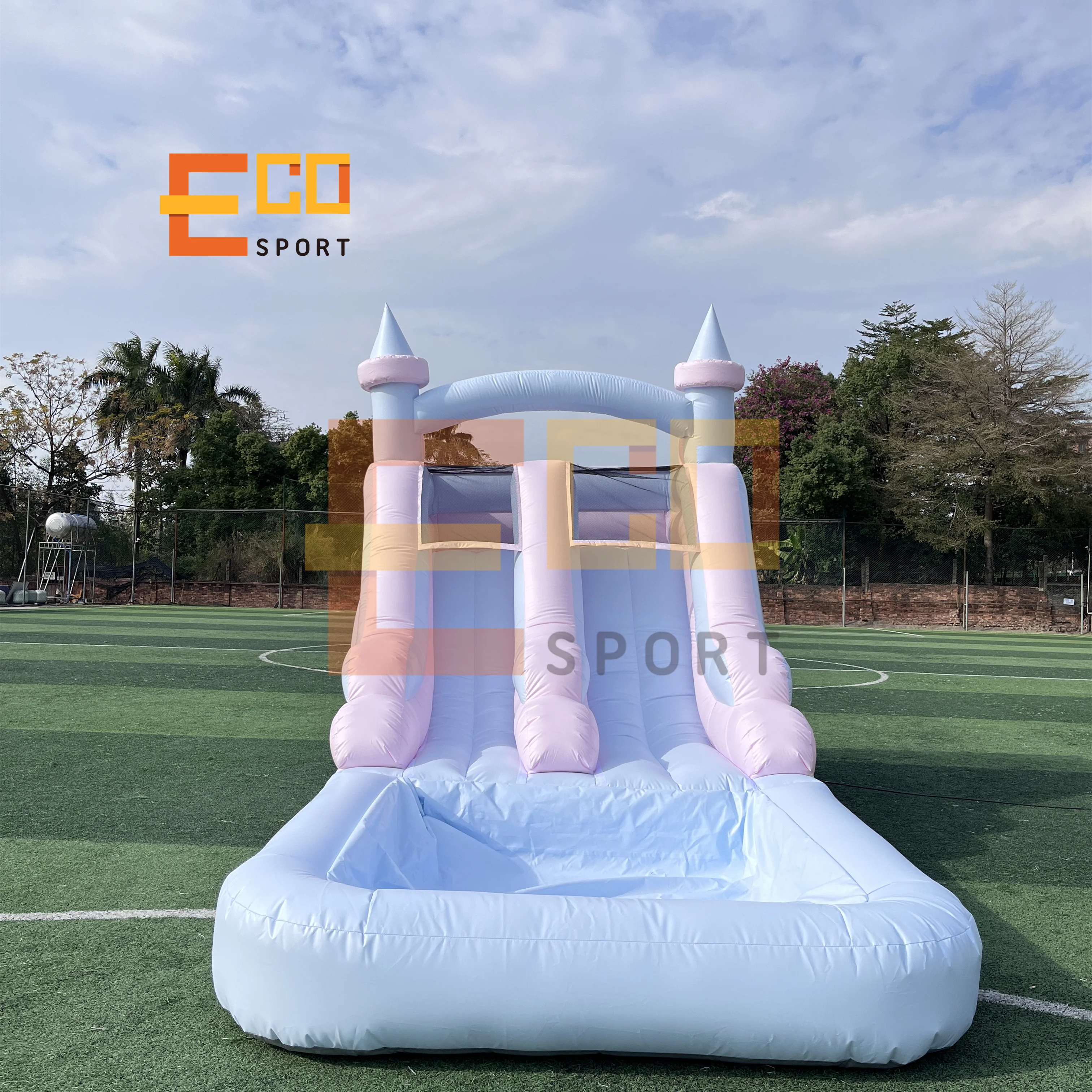 20x9x13ft Inflatable Water Or Dry Slide with Commercial grade PVC  for Summer with Air Blower Free Shipping to Door