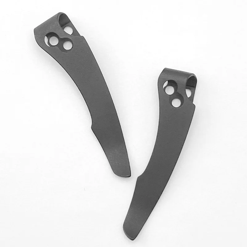 1piece Titanium Alloy Folding Knife Pocke Clip Waist Clip Deep Carry Back Clip for Cld Steel Recn 1 Knives Parts & Accessories