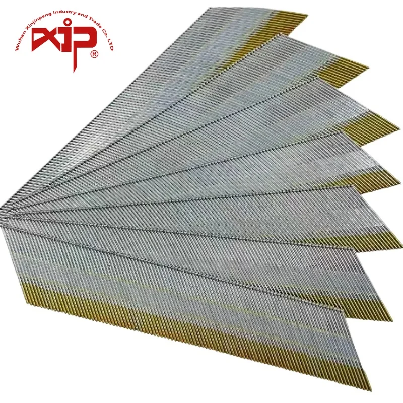 

Finishing Nails 15 Gauge DA Angled Steel Studs 34-Degree Galvanized Framing Nails unha for Pneumatic Angled Finish Nailer unha