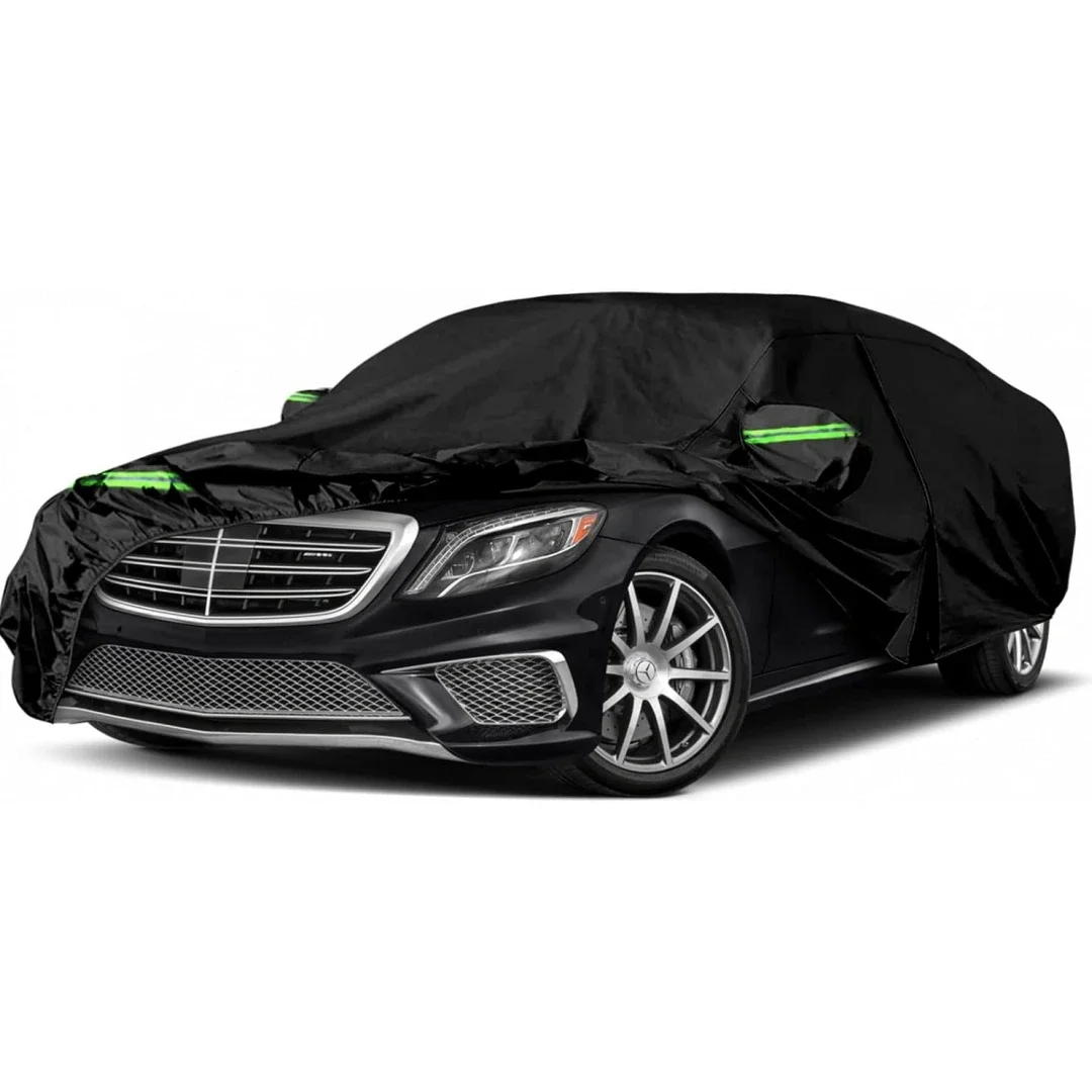 

Waterproof Car Covers for 2006-2025 Mercedes Benz S-Class Windproof Bands for Snow Rain Dust Hail Protection Sun Resist