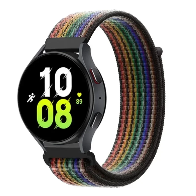 Nylonschlaufe für Samsung Galaxy Watch 7 6 5 Pro/4/classic Frontier/Active 2 Sportarmband Huawei Watch GT 5-4-3-2 22 mm 20 mm Armband