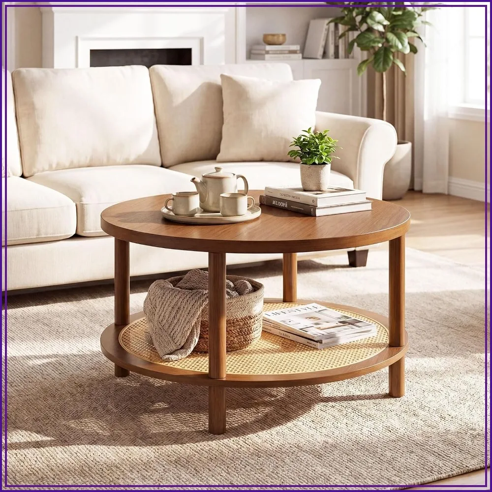 Rattan Coffee Table 31.5