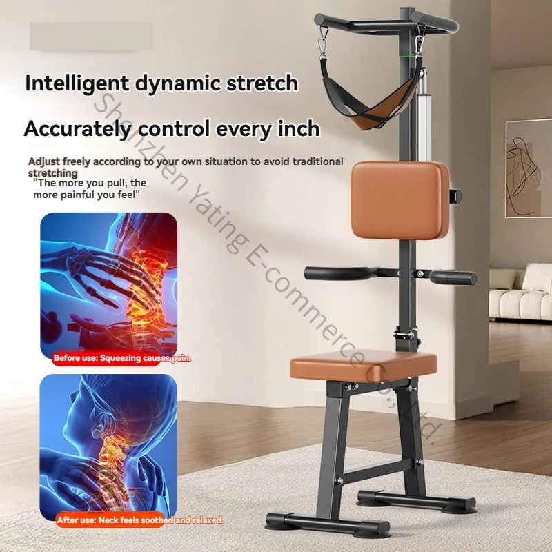 Electric Neck Traction Chair Correction Chiropractic Exercise Protection Hanging Lumbar Spine Anti-resistance Stretching