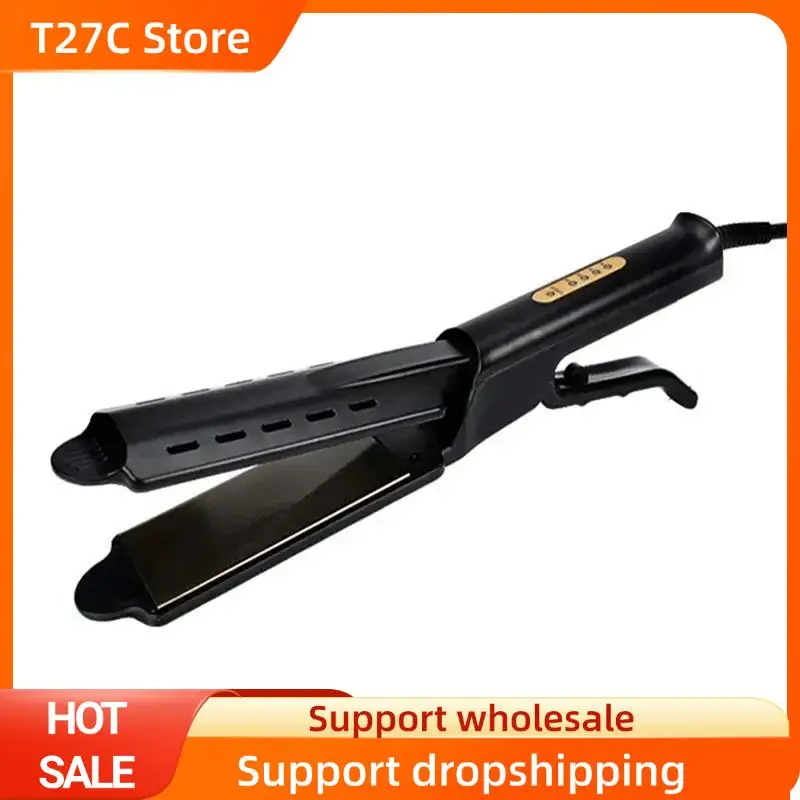 

T27C Портативный выпрямитель для завивки волос с американской вилкой, выпрямитель воздуха с постоянной температурой для волос для завивки и выпрямления челки
