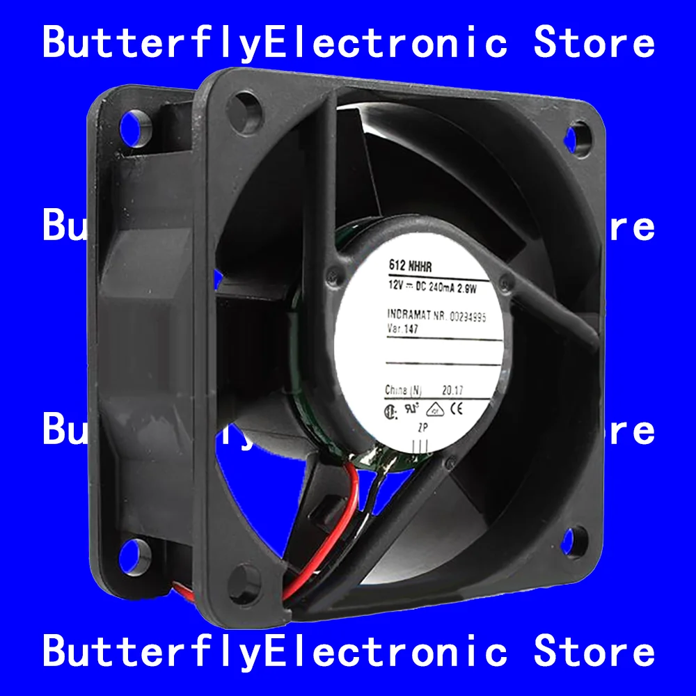 NEW ORIGINAL 612NHHR DC12V 240mA 2.9W COOLING FAN 6025 6CM 60*60*25MM