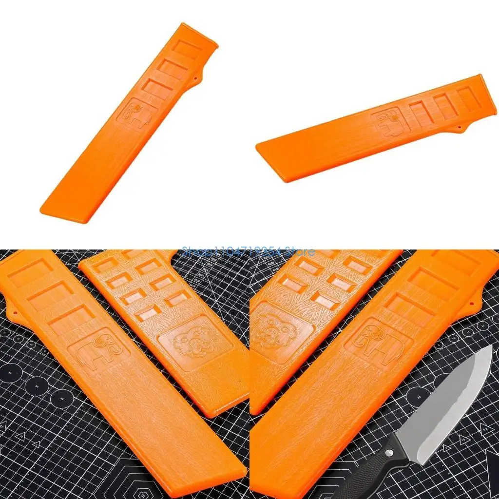 0XLD Reinforced ABS Plastic Cutter Cover Sheath for Machetes Up to 400mm Tight Carry