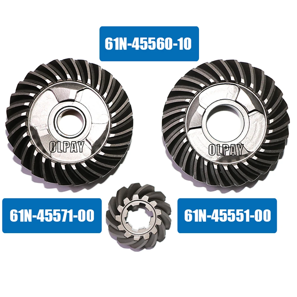 61N-45311-02-4D Lower Casing and 61N-45560, 61N-45570, 61N-45551 Gear Kit For YAMAHA Outboard Motor 2 Stroke Gear Box 25HP 30HP