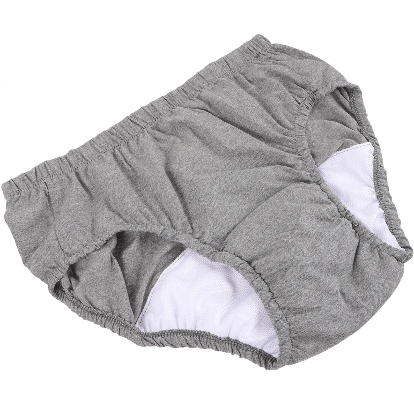 Washable Reusable Adult Incontinence Diaper Breathable Soft Cotton Material Leak-Free for Elderly Women Bedridden Mobility