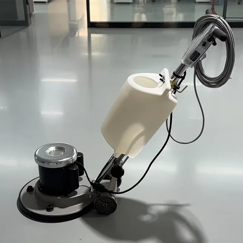 Versatile All in One Floor Buffer Machine With Low Noise Motor for Cleaning Waxing and Polishing in Tight Spaces